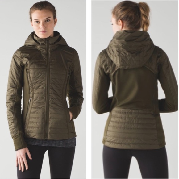 lululemon athletica Jackets & Blazers - Lululemon First Mile Jacket Military Green Size 4